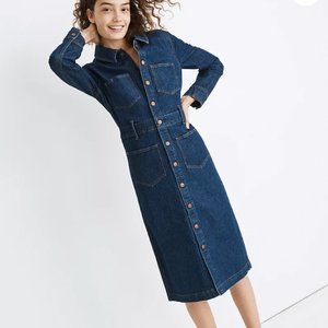 Madewell Denim Midi Shirtdress (NWT)